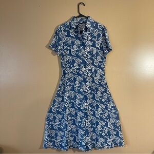 Johnathon Logan 100% silk floral dress size 8